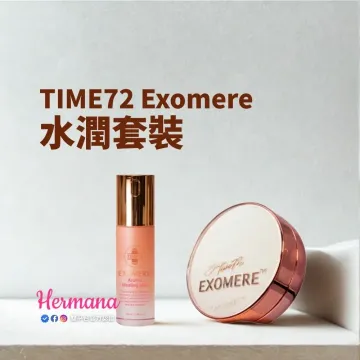 Time72 Exomere 水潤透亮套裝-Time72 Exomere 外泌體淡班噴霧 (50ml) 及 Time72 Exomere 外泌體微針氣墊 (15g)